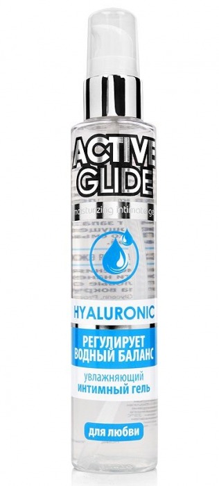 Увлажняющий интимный гель Active Glide Hyaluronic - 100 гр. - Биоритм - купить с доставкой в Домодедово