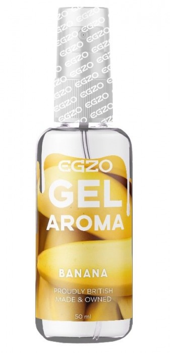 Интимный лубрикант EGZO AROMA с ароматом банана - 50 мл. - EGZO - купить с доставкой в Домодедово