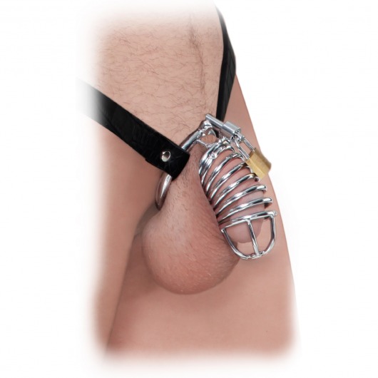 Кольцо верности Extreme Chastity Belt с фиксацией головки - Pipedream - купить с доставкой в Домодедово