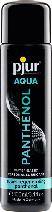 Лубрикант на водной основе с пантенолом pjur AQUA Panthenol - 100 мл. - Pjur - купить с доставкой в Домодедово