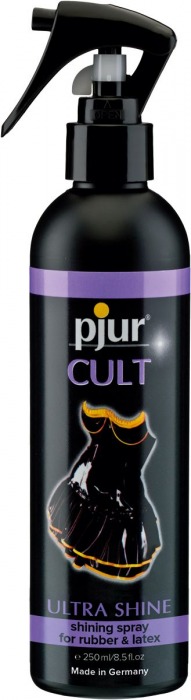 Спрей для ухода за одеждой из латекса pjur CULT Ultra Shine - 250 мл. - Pjur - купить с доставкой в Домодедово