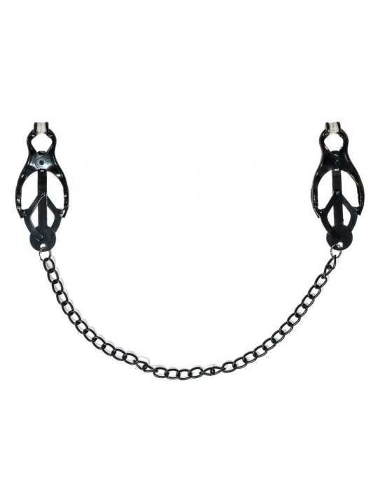 Зажимы на соски Darkside с цепочкой - Lola Games - купить с доставкой в Домодедово