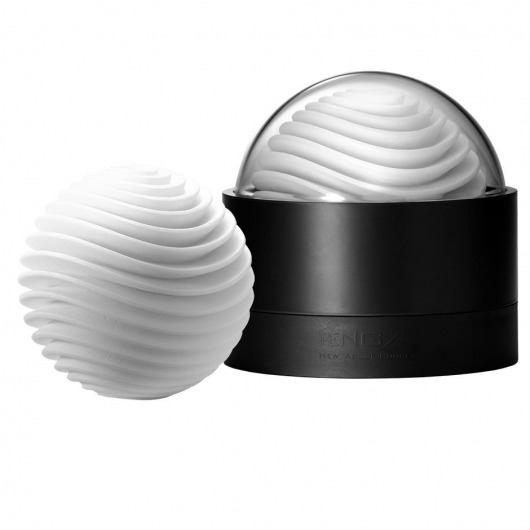 Белый мастурбатор Tenga Geo Aqua - Tenga - в Домодедово купить с доставкой