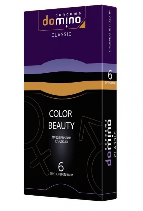 Разноцветные презервативы DOMINO Colour Beauty - 6 шт. - Domino - купить с доставкой в Домодедово