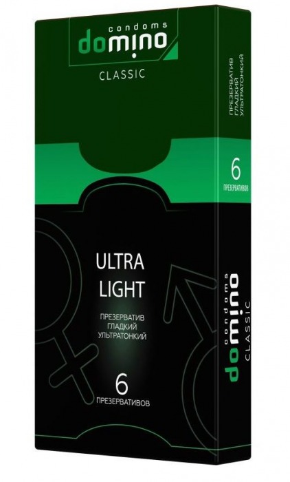 Супертонкие презервативы DOMINO Ultra Light - 6 шт. - Domino - купить с доставкой в Домодедово