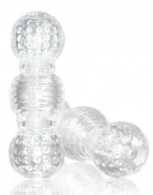 Прозрачный фигурный мастурбатор Master Stroker - Blush Novelties - в Домодедово купить с доставкой