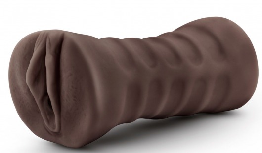 Коричневый мастурбатор-вагина Hot Chocolate Brianna - Blush Novelties - в Домодедово купить с доставкой