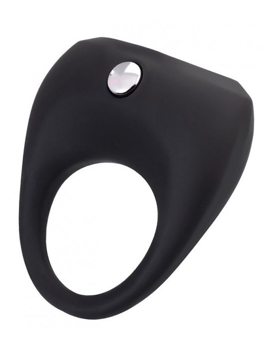 Черное эрекционное виброкольцо Erotist Cosm - Erotist Adult Toys - в Домодедово купить с доставкой