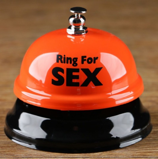 Настольный звонок RING FOR SEX - Сима-Ленд - купить с доставкой в Домодедово