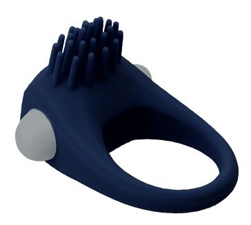 Синее эрекционное виброкольцо STIMU RING - Dream Toys - в Домодедово купить с доставкой