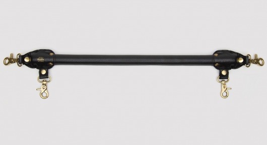 Черная распорка для ног Bound to You Faux Leather Spreader Bar - 50,8 см. - Fifty Shades of Grey - купить с доставкой в Домодедово
