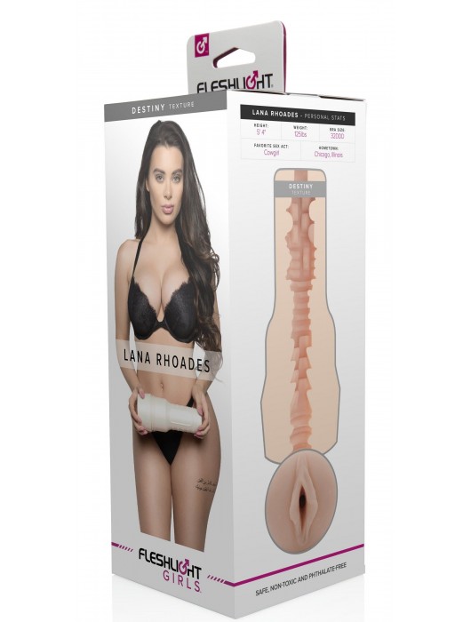 Мастурбатор-вагина Fleshlight Girls - Lana Rhoades Destiny - Fleshlight - в Домодедово купить с доставкой