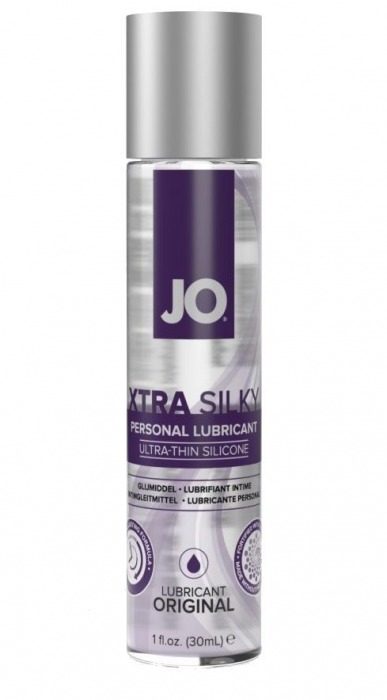 Лубрикант на силиконовой основе JO Xtra Silky - 30 мл. - System JO - купить с доставкой в Домодедово