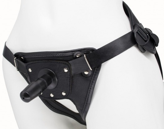 Черный пояс для насадок BEST CLASS STRAP - LOVETOY (А-Полимер) - купить с доставкой в Домодедово