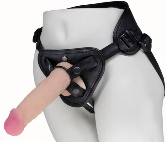 Пояс харнесс BEST UNI strap с 2 сменными насадками - 18,5 и 16 см. - LOVETOY (А-Полимер) - купить с доставкой в Домодедово
