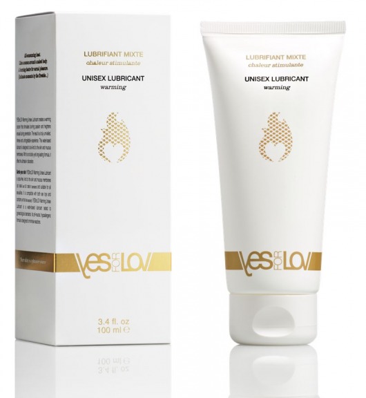 Лубрикант на водной основе с согревающим эффектом Warming Unisex Lubricant - 100 мл. - YESforLOV - купить с доставкой в Домодедово