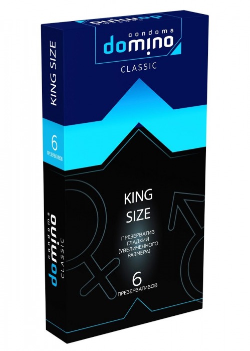 Презервативы увеличенного размера DOMINO Classic King size - 6 шт. - Domino - купить с доставкой в Домодедово