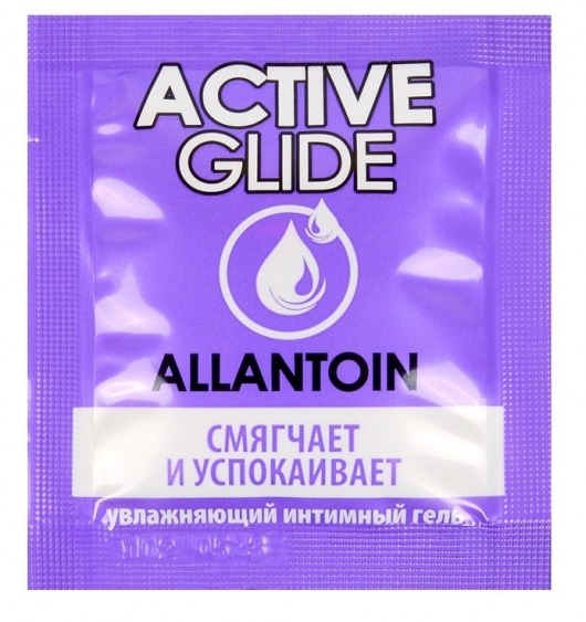 Лубрикант на водной основе Active Glide с аллантоином - 3 гр. - Биоритм - купить с доставкой в Домодедово