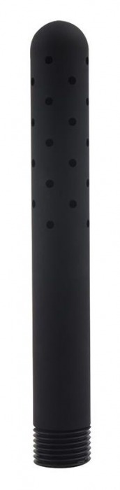 Черная насадка для анального душа ANAL DOUCHE - 15 см. - Dream Toys - купить с доставкой в Домодедово