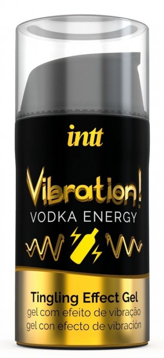 Жидкий интимный гель с эффектом вибрации Vibration! Vodka Energy - 15 мл. - INTT - купить с доставкой в Домодедово