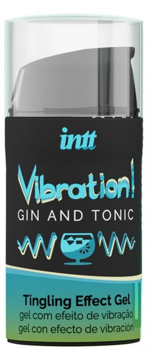 Жидкий интимный гель с эффектом вибрации Vibration! Gin   Tonic - 15 мл. - INTT - купить с доставкой в Домодедово