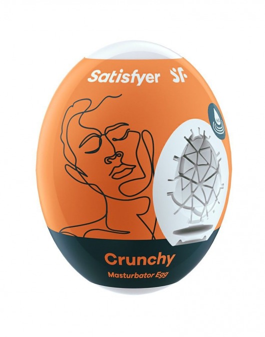 Мастурбатор-яйцо Satisfyer Crunchy Mini Masturbator - Satisfyer - в Домодедово купить с доставкой