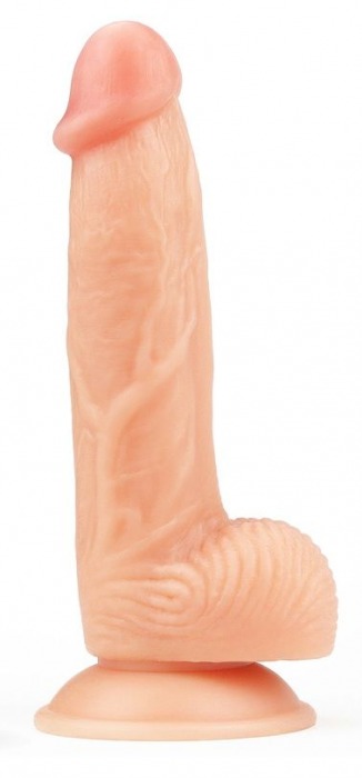 Телесный фаллоимитатор 8 The Ultra Soft Dude - 20 см. - Lovetoy