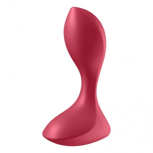 Красный вибромассажёр простаты Satisfyer Backdoor Lover - 14 см. - Satisfyer - в Домодедово купить с доставкой