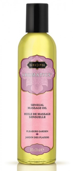 Массажное масло с цветочным ароматом Pleasure Garden - 236 мл. - Kama Sutra - купить с доставкой в Домодедово
