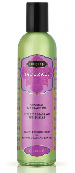 Массажное масло Naturals Island Passion Berry с ароматом тропических фруктов - 236 мл. - Kama Sutra - купить с доставкой в Домодедово