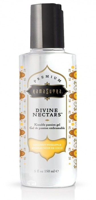 Гель-лубрикант на водной основе Divine Nectars Vanilla с ароматом ванили - 150 мл. - Kama Sutra - купить с доставкой в Домодедово