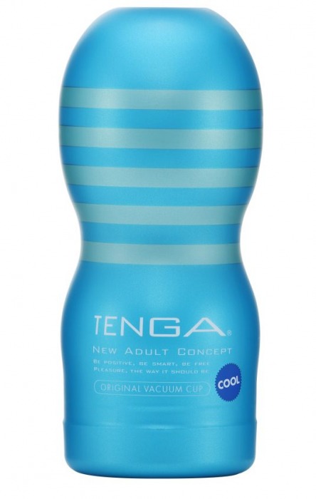 Мастурбатор с охлаждающей смазкой TENGA Original Vacuum Cup Cool - Tenga - в Домодедово купить с доставкой