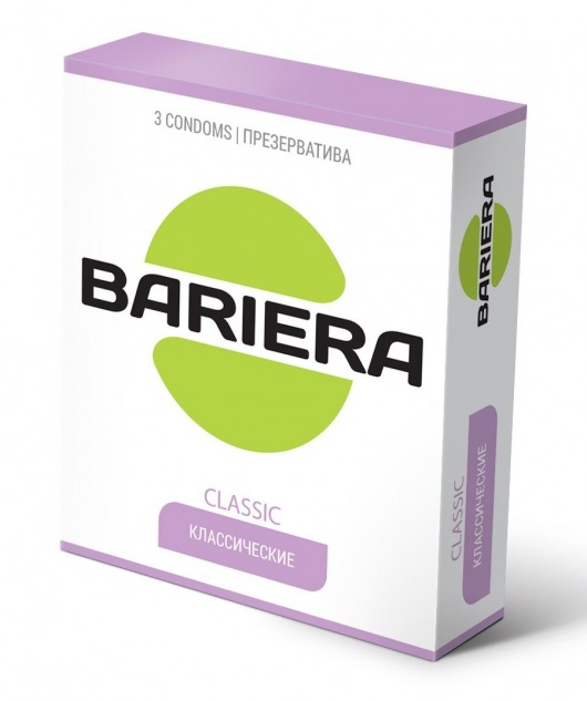 Классические презервативы Bariera Classic - 3 шт. - Bariera - купить с доставкой в Домодедово