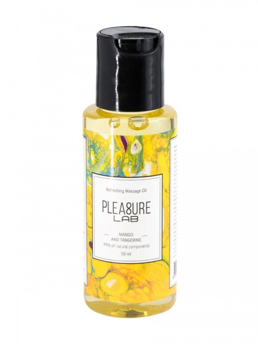 Массажное масло Pleasure Lab Refreshing с ароматом манго и мандарина - 50 мл. - Pleasure Lab - купить с доставкой в Домодедово