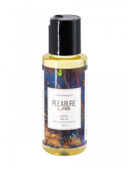 Массажное масло Pleasure Lab Relaxing с ароматом винограда и инжира - 50 мл. - Pleasure Lab - купить с доставкой в Домодедово