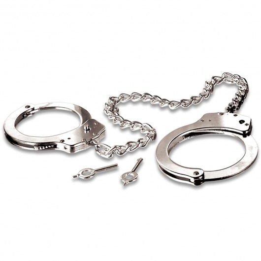 Металлические наручники Metal Leg Cuffs - Pipedream - купить с доставкой в Домодедово