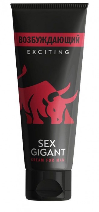 Возбуждающий крем для мужчин Sex Gigant - 80 мл. - Миагра - купить с доставкой в Домодедово