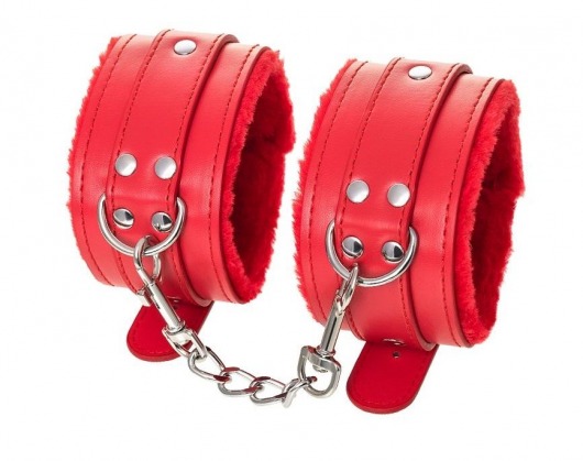 Красные оковы Anonymo из искусственной кожи - ToyFa - купить с доставкой в Домодедово