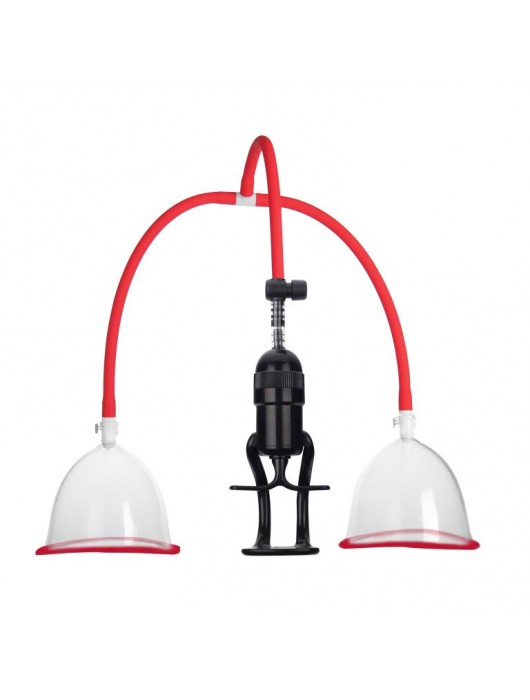 Вакуумная помпа для груди Breast Pump с двумя чашами - Erozon