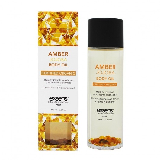 Органическое массажное масло AMBER JOJOBA - 100 мл. - Exsens - купить с доставкой в Домодедово