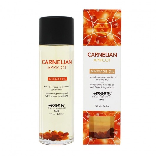 Органическое массажное масло CARNELIAN APRICOT - 100 мл. - Exsens - купить с доставкой в Домодедово