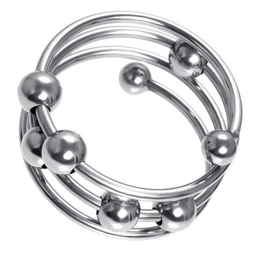 Большое металлическое кольцо под головку пениса - ToyFa - купить с доставкой в Домодедово