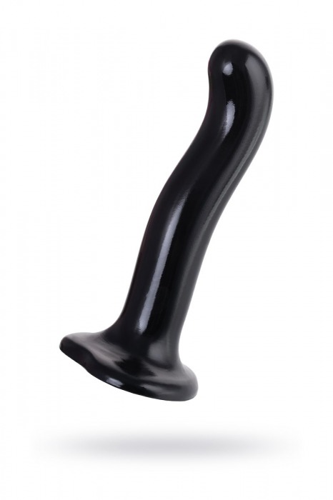 Черный стимулятор для пар P G-Spot Dildo Size L - 19 см. - Strap-on-me - в Домодедово купить с доставкой