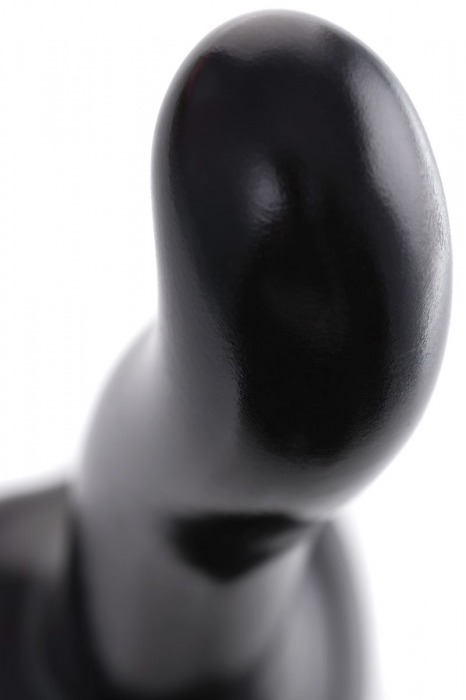 Черный стимулятор для пар P G-Spot Dildo Size L - 19 см. - Strap-on-me - в Домодедово купить с доставкой