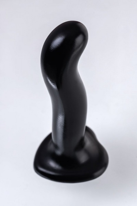 Черный стимулятор для пар P G-Spot Dildo Size L - 19 см. - Strap-on-me - в Домодедово купить с доставкой