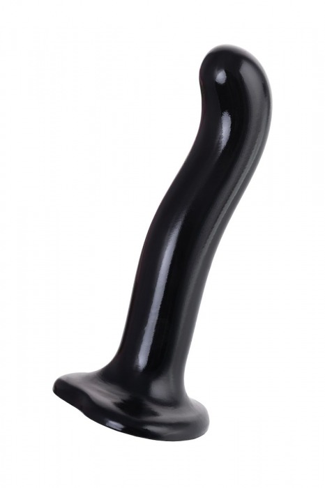 Черный стимулятор для пар P G-Spot Dildo Size L - 19 см. - Strap-on-me - в Домодедово купить с доставкой