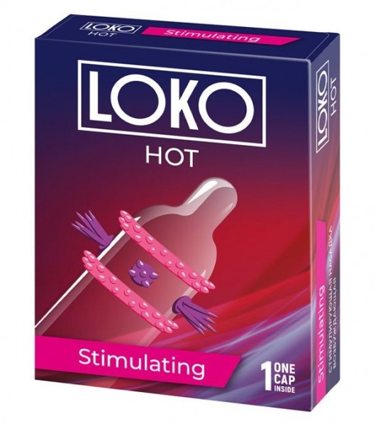 Стимулирующая насадка на пенис LOKO HOT с возбуждающим эффектом - Sitabella - в Домодедово купить с доставкой