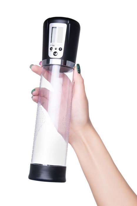 Прозрачная автоматическая помпа для пениса Alrik - Sexus - в Домодедово купить с доставкой