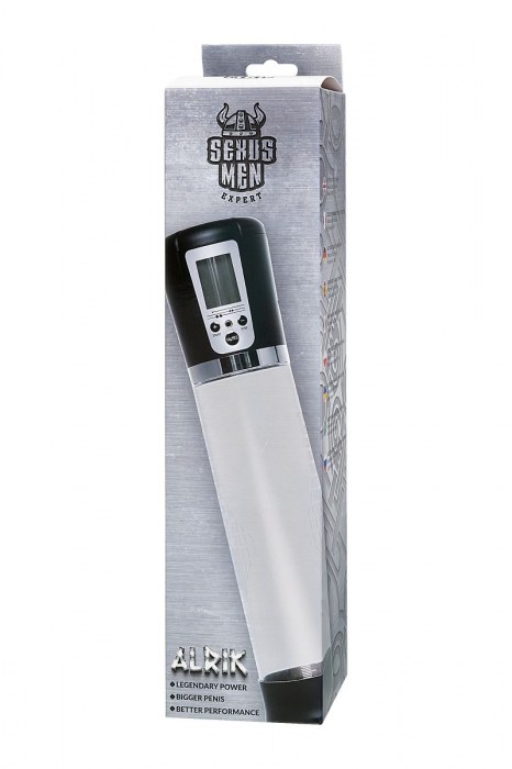 Прозрачная автоматическая помпа для пениса Alrik - Sexus - в Домодедово купить с доставкой