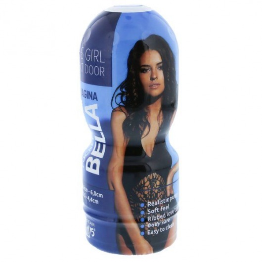 Телесный мастурбатор-вагина в тубе Bella - Dream Toys - в Домодедово купить с доставкой